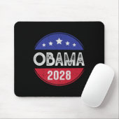 Obama Retro Patriotic 2028 laat dit oplossen Muismat (Met muis)