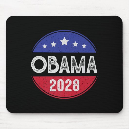 Obama Retro Patriotic 2028 laat dit oplossen Muismat (Voorkant)