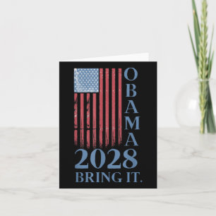 Obama Retro Patriottische 2028 Politieke Prote Kaart