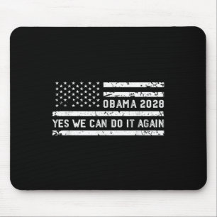 Obama Retro Patriottische 2028 Politieke Prote Muismat