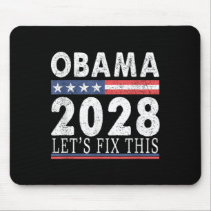 Obama Retro Patriottische 2028 Politieke Prote Muismat
