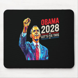 Obama  Retro Patriottische 2028 Politieke Prote Muismat