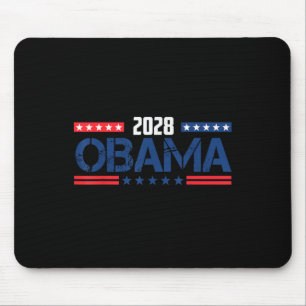 Obama Retro Patriottische 2028 Politieke Prote Muismat
