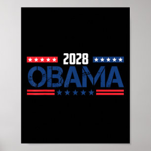 Obama Retro  Patriottische 2028 Politieke Prote Poster