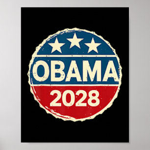 Obama Retro Patriottische 2028 Politieke Prote Poster