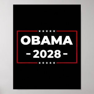 Obama Retro Patriottische 2028 Politieke Protestbi Poster
