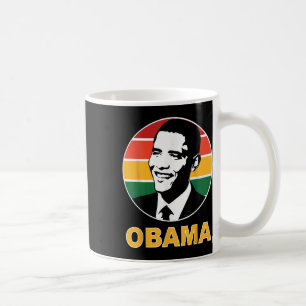 Obama Retro President Barack Obama Hoop Veranderen Koffiemok