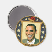 Obama Retro Shield Magneet (Voorkant / Achterkant)