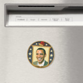 Obama Retro Shield Magneet (Insitu (Vaatwasser))
