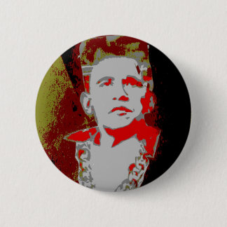 Obama Retro Style 2 Ronde Button 5,7 Cm