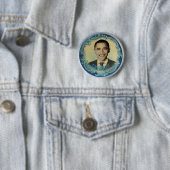 Obama Retro-Style Wave Button (In situ)