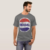 Obama Retro verhit T-shirt (Voorkant volledig)