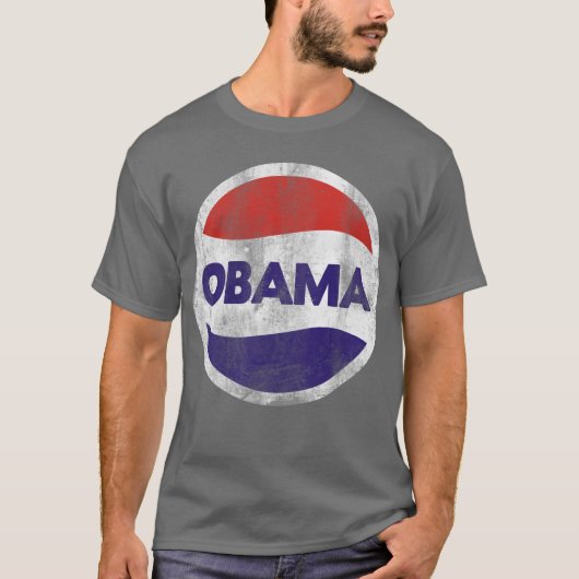 Obama Retro verhit T-shirt (Voorkant)