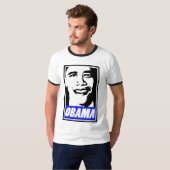 OBAMA RINGER T T-SHIRT (Voorkant volledig)