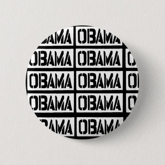 obama ronde button 5,7 cm (Voorkant)