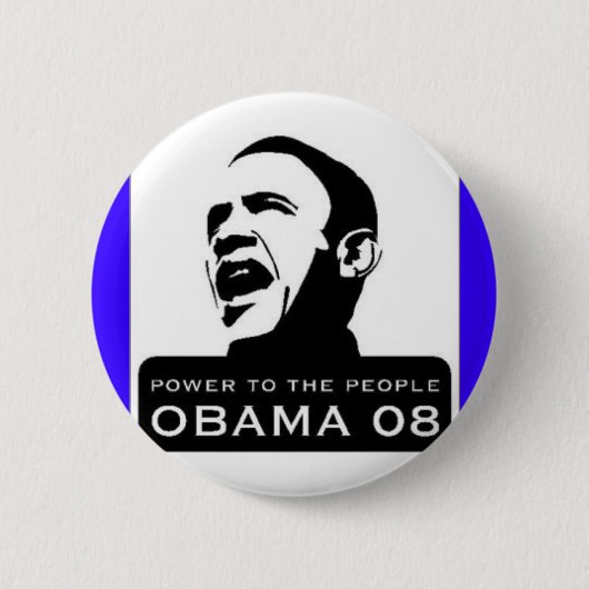 obama ronde button 5,7 cm (Voorkant)