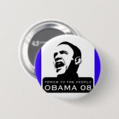 obama ronde button 5,7 cm (Voorkant /achterkant)