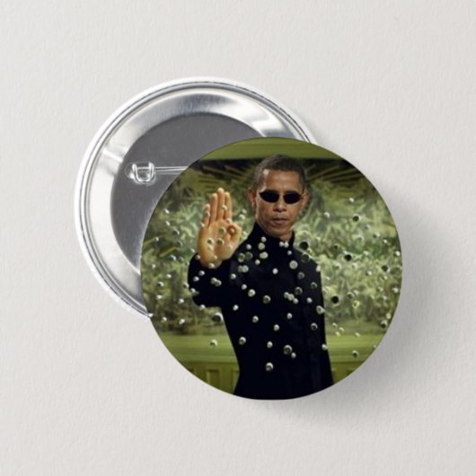 Obama Ronde Button 5,7 Cm (Voorkant /achterkant)