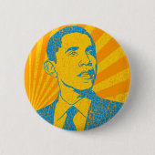 Obama  ronde button 5,7 cm (Voorkant)