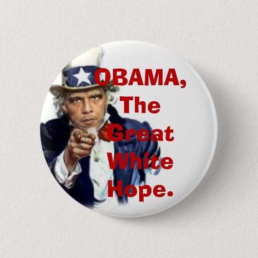Obama Ronde Button 5,7 Cm (Voorkant)
