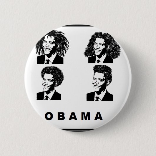 Obama Ronde Button 5,7 Cm (Voorkant)