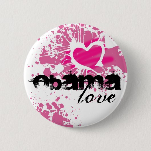 Obama Ronde Button 5,7 Cm (Voorkant)