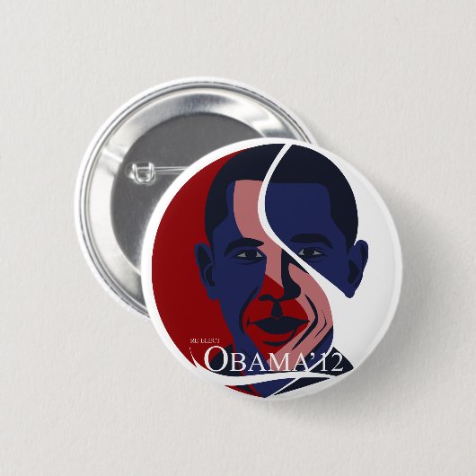 Obama Ronde Button 5,7 Cm (Voorkant /achterkant)