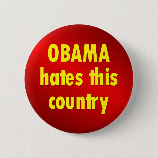 Obama Ronde Button 5,7 Cm (Voorkant)