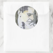 "Obama" Ronde Sticker (Tas)
