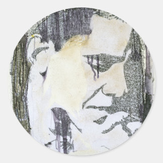 "Obama" Ronde Sticker