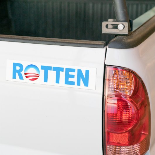 OBAMA ROTTEN BUMPERSTICKER (Op Truck)
