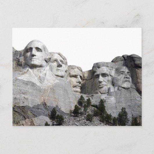 OBAMA RUSHMORE BRIEFKAART (Voorkant)
