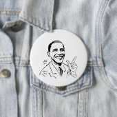 OBAMA SAYS .png Ronde Button 4,0 Cm (In situ)