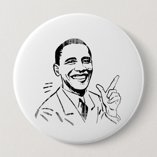 OBAMA SAYS .png Ronde Button 4,0 Cm (Voorkant)