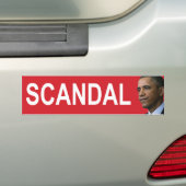 OBAMA SCANDAL Bumpersticker.pdf Bumpersticker (Op auto)