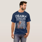 Obama Scorecard - Blame Struik T-shirt (Voorkant volledig)