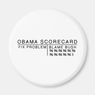 Obama-scorekaart Magneet