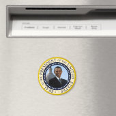 Obama Seal Blue Magneet (Insitu (Vaatwasser))
