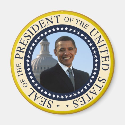 Obama Seal Blue Magneet (Voorkant)