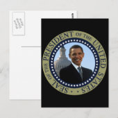 Obama Seal Gold Briefkaart (Voorkant / Achterkant)