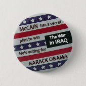 Obama Secret Plan Button (Voorkant)