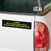 Obama Secrets Bumpersticker (Op Truck)