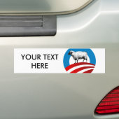 OBAMA SHEEP BUMPERSTICKER (Op auto)