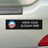 Obama Sheep Bumpersticker (Op auto)