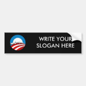 Obama Sheep Bumpersticker (Voorkant)