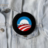 Obama Sheep Ronde Button 4,0 Cm (In situ)