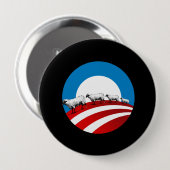 Obama Sheep Ronde Button 4,0 Cm (Voorkant /achterkant)