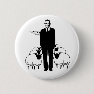 Obama Sheep Ronde Button 5,7 Cm