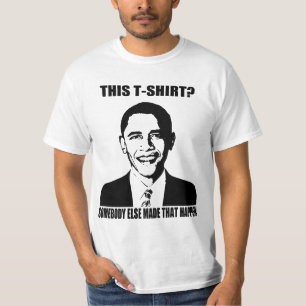 Obama Shirt gebeurt mysterieus