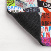 Obama Sign Collage Mousepad Muismat (Hoek)
